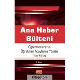 Ana Haber Bülteni Öğretmenlere ve Öğretmen Adaylarına Yönelik - Yusuf Kızıltaş