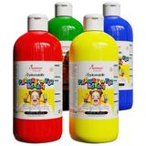 Ana Renkler Parmak Boyası 4'lü Set 4x500gr