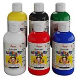 Ana Renkler Parmak Boyası 6'lı Set 6x250gr