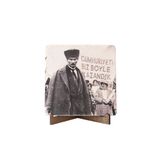 Anadolia Atatürk Sözleri Cumhuriyeti Böyle Kazandık Traverten Pano