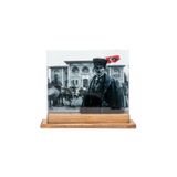 Anadolia Atatürk ve Cumhuriyet 3 Boyutlu Dekoratif Cam Obje