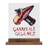 Anadolia Çarpışan Kurşunlar Büyük Boy Dekoratif Cam Obje