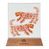 Anadolia Çatalhöyük Serisi Leopar Dekoratif Cam Obje