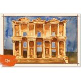 Anadolia Efes Antik Kenti Ahşap Kartpostal