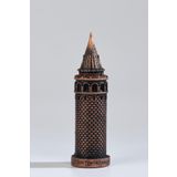 Anadolia Galata Kulesi Mermerit Bronz Heykel Küçük Boy