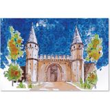 Anadolia Topkapı Sarayı Ahşap Kartpostal
