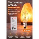ANADOLU HASAT 1 Adet-Tuz Lambasi Ampulü E14 Gece Lambasi Ampulü şeffaf ampul