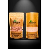 Anadolu Hasat 2 Adet- 1kg Himalaya Kristal Tane Kaya Tuzu- 1kg Himalaya Kristal Öğütülmüş Kaya Tuzu - 1 kg