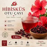 Anadolu Hasat Hibisküs Otu Çayı 1 KG – Doğal Kurutulmuş Hibisküs Bitki Çayı 1000GR