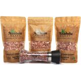Anadolu Hasat Himalaya Kristal Kaya Tuzu (Granül) 3 Adet 500GR+TUZ Değirmeni 200GR - 1,5 kg