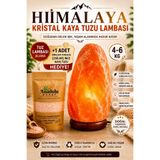 ANADOLU HASAT Himalaya Kristal Kaya Tuzu Lambası 4-6 Kg + 500 Gr Himalaya Öğütülmüş Kaya Tuzu Hediyeli