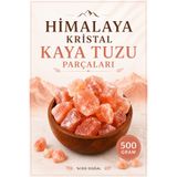 ANADOLU HASAT Himalaya Kristal Kaya Tuzu Parçaları 500 Gr Doğal Dekoratif Tuz Taşı Tuz Lambası Dolgusu