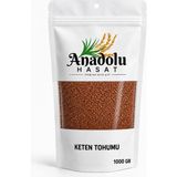 Anadolu Hasat Keten Tohumu 1KG | Doğal Altın Keten Tohumu | Yüksek Lifli Besleyici Tohum - 1 kg