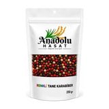 Anadolu Hasat Renkli Tane Karabiber 40 gr – Karışık Tane Biber, Gurme Baharat - 250 gr