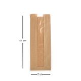 Anadolu Kağıtçılık Pencereli Şamua Kraft Kese Kağıdı 10 Kg 15 Cm X 41 Cm