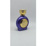 ANADOLU PARFÜM | Altın Işlemli Boş Parfüm Şişesi 50ml Sprey Başlıklı, Mor Rengi