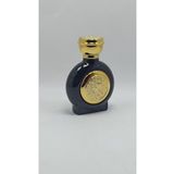 ANADOLU PARFÜM | Altın Işlemli Boş Parfüm Şişesi 50ml Sprey Başlıklı, Siyah Rengi