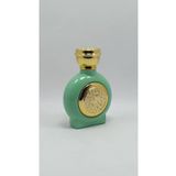 ANADOLU PARFÜM | Altın Işlemli Boş Parfüm Şişesi 50ml Sprey Başlıklı, Yeşil Rengi