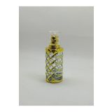 ANADOLU PARFÜM, Boş Cam Parfüm/Kolonya Sprey Şişesi, Altın Detaylarla Süslenmiş Şeffaf, Şıklık Sunuyor Ve Kolaylığı Doldurulabilir, 50ml