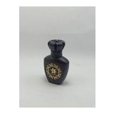 ANADOLU PARFÜM | Boş Cam Parfüm/Kolonya Sprey Şişesi, Mat Gül Desenli, Siyah Renkli, Şıklık Sunuyor Ve Kolaylığı Doldurulabilir, 50ml