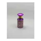 ANADOLU PARFÜM, Boş Cam Parfüm/Kolonya Sprey Şişesi, Mor Renkli, Altın Detaylı, Altın Mor Kapaklı, Uygun Fiyatlı, Şıklık Sunuyor, Kolay Doldurulabilir, 50ml
