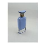 ANADOLU PARFÜM, Boş Doldurulabilir Cam Parfüm Şişesi, Mavi Renk, Plastik Kapaklı, 50ml