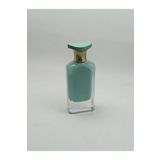 ANADOLU PARFÜM, Boş Doldurulabilir Cam Parfüm Şişesi, Yeşil Renk, Plastik Kapaklı, 50ml
