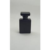 ANADOLU PARFÜM, Boş Doldurulabilir Cam Parfüm/Kolonya Şişesi, Mat Siyah Renk, 50ml
