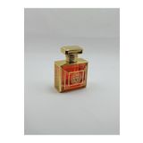 ANADOLU PARFÜM, Boş Doldurulabilir, Kırmızı ve Altın Rengi, Altın Renkli Kapak, Dekoratif Kare Tasarımlı Cam Parfüm Şişesi, 50ml