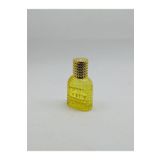 ANADOLU PARFÜM, Boş Doldurulabilir, Sarı Renkli, Dekoratif Tasarımlı Cam Parfüm Şişesi, 30ml