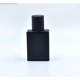 ANADOLU PARFÜM | Boş Parfüm Şişesi, Siyah Zarafet Kare Tasarımı, Kolay Doldurulabilir, 30ml