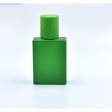 ANADOLU PARFÜM | Boş Parfüm Şişesi, Yeşil Zarafet Kare Tasarımı, Kolay Doldurulabilir, 30ml