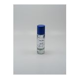 ANADOLU PARFÜM | Boş Şeffaf Cam Silindir Parfüm/Kolonya Sprey Şişesi, Mavi Kapaklı, Özel Tasarım Baskılı, Kolay/Yeniden Doldurulabilir 30ml