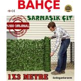 Anadolu Rulo Sarmaşık Balkon Bahçe Duvar Çiti 1x3 Metre - Rulo Çit 1X3 Metre