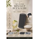 Anadolu Saray 160’lı Mini Küp Silikon Buz Kalıbı | Esnek Yapılı Pratik Mini Buz Küpü Kalıbı