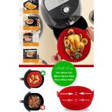 Anadolu Saray Çarşısı Tüm Airfryerler Ile Uyumlu Airfryer Silikon Pişirme Kalıbı Hava Fritözü Yemek Pişirme Kalıbı 1 Adet