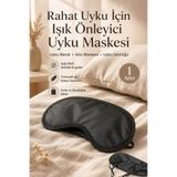 Anadolu Saray Işık Önleyici Rahat Uyku Maskesi Göz Bandı Uyku Gözlüğü Seyahat İçin - 1 Adet