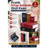 Anadolu Saray Kitap Şeklinde Gizli Kasa Anahtarlı Sözlük Para Kumbarası 1 Adet