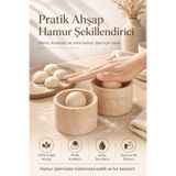 Anadolu Saray Pratik Doğal Ahşap Hamur Şekillendirici Mantı Kurabiye Mini Hamur Kalıbı