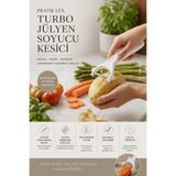 Anadolu Saray Pratik Lüx Turbo Jülyen Sebze Meyve Soyucu Kesici Doğrayıcı Ergonomik Soyacak