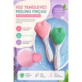 Anadolu Saray Yumuşak Silikon Yüz Temizleyici Peeling Fırçası Siyah Nokta Scrubber El Fırçası