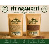 Anadolu Şifa Harput Aspir Tohumu & Keten Tohumu Doğal ve Katkısız Bitkisel Tohum Seti 2 x 100 gr