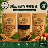 Anadolu Şifa Harput Dut Kurusu, Karadut Kurusu & Elma Kurusu 3X100 gr Doğal ve Katkısız Meyve Kurusu Seti