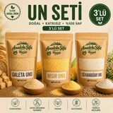 Anadolu Şifa Harput Galeta Unu, Mısır Unu & Çiğ Karabuğday UNU(250 G × 3 )
