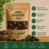 Anadolu Şifa Harput Karışık Karadut ve Ulukale Dut Kurusu 100 gr Doğal ve Katkısız Kurutulmuş Meyve
