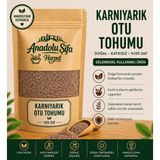 Anadolu Şifa Harput Karnıyarık Otu Tohumu (Psyllium Seed) 100GR Doğal Ürün - 100 gr