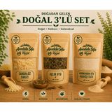Anadolu Şifa Harput Sandaloz Sakızı, Açlık Otu & Karnıyarık Otu Kabuğu Tozu (Sandalos Resin, Senna Leaf & Psyllium Husk Powder) 100 gr X3 Doğal Ürün