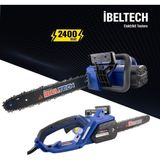 Anadolu Strong Elektrikli Testere 2400 Watt Ağaç Kesme Testeresi 40 cm Palalı Ibeltech - Siyah