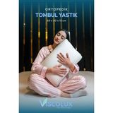 Anadolu Tipi Tombul Ortopedik Visco Yastık - %100 Orjinal Visco 60X40X15 Yeşil - 60 x 40 x 15 cm
