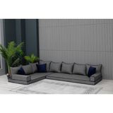Anadolu Ultra Lüx Ortopedik Şark Köşesi ve Divan Minderi – 90x190x15 cm Keten Kumaş, Sert-Soft Sünger, Konforlu Uyku - 90 x 190 cm